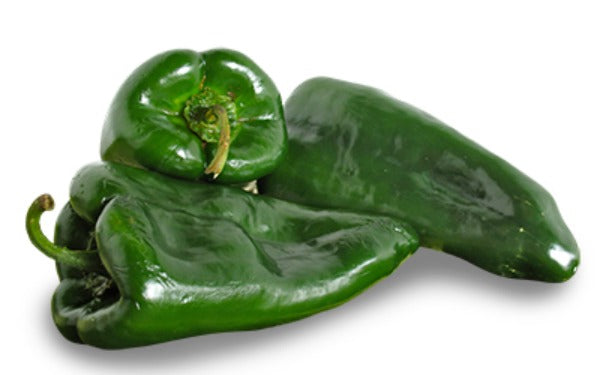 Chile Poblano 500g ( Aprox. 4 piezas)